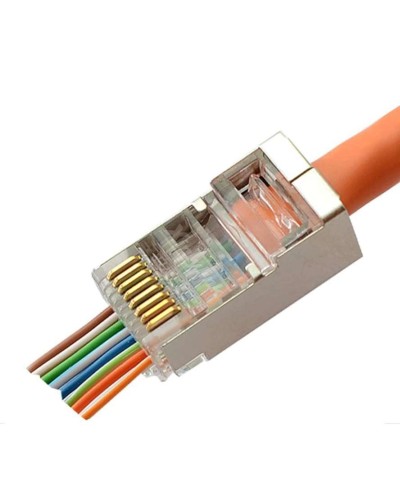 8P8C-SH-FC (100 шт) (10796c). Разъем RJ-45. CABEUS в Альметьевске
