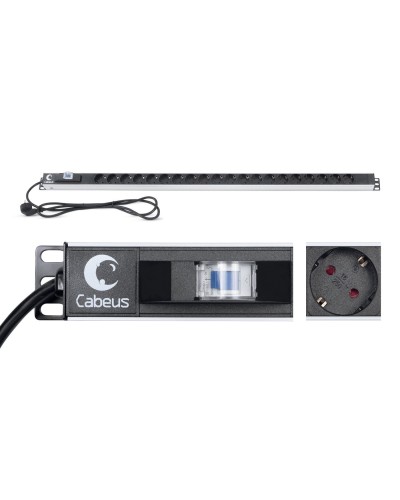PDU-16-20S-B (9551c). Блок розеток. CABEUS в Альметьевске