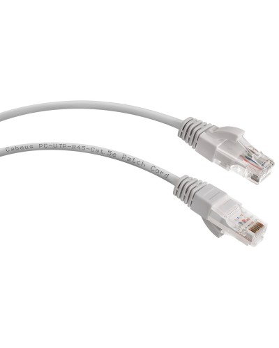 PC-UTP-RJ45-Cat.5e-1m-LSZH (8863c), серый. Патч-корд медный. CABEUS в Альметьевске