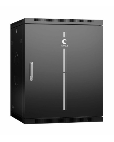 SH-05F-15U60/35m-R-BK (10759c). Шкаф телекоммуникационный 19 настенный 15U. CABEUS в Альметьевске