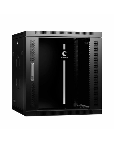 SH-05F-12U60/45-R-BK (10769c). Шкаф телекоммуникационный 19 настенный 12U. CABEUS в Альметьевске