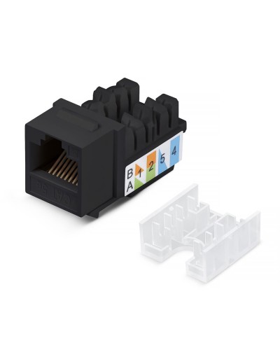 KJ-RJ45-Cat.5e-90-SW-BK (10101c): Вставка Keystone Jack RJ-47 в Альметьевске