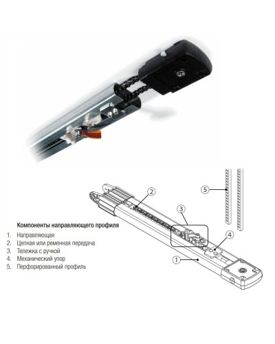 CAME V0682. Профиль направляющий. CAME в Альметьевске