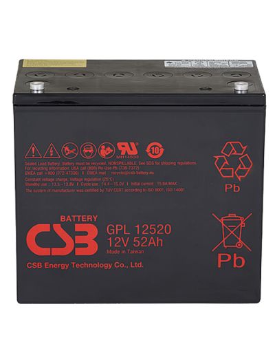 CSB GPL 12520. Аккумулятор герметичный свинцово-кислотный. CSB в Альметьевске