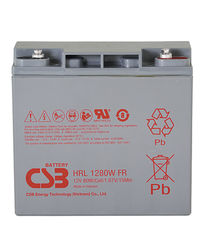 CSB HRL 12280W FR. Аккумулятор герметичный свинцово-кислотный. CSB в Альметьевске