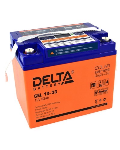 Delta GEL 12-33. Аккумулятор герметичный свинцово-кислотный. Delta в Альметьевске