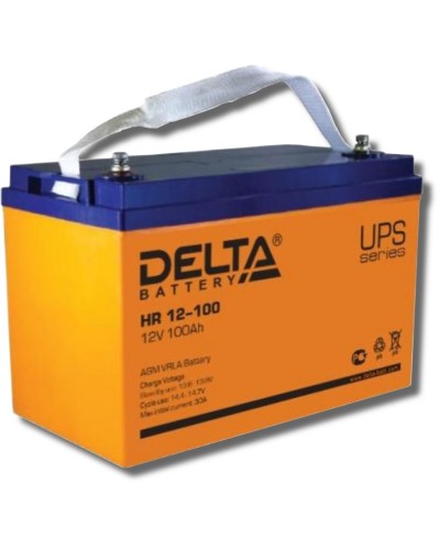 Delta HR 12-100. Аккумулятор герметичный свинцово-кислотный. Delta в Альметьевске