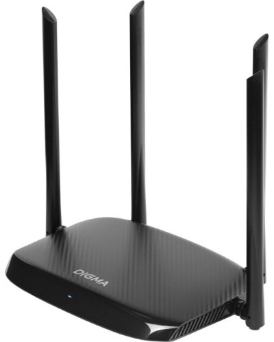 DWR-AC1202 AC1200 10/100/1000BASE-TX черный. Роутер беспроводной. Digma в Альметьевске