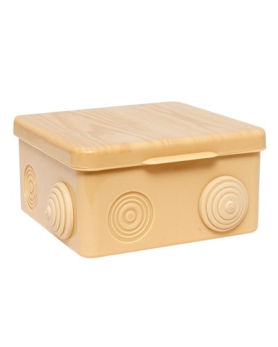 КМР-030-014 с крышкой (100х100х55) светлое дерево IP54 (plc-kmr-030-014-s). Коробка распределительная. EKF в Альметьевске