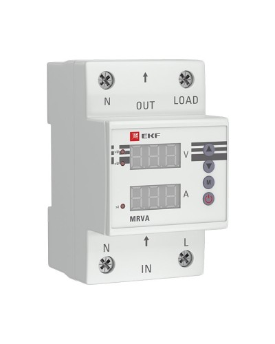MRVA 40A PROxima (MRVA-40A). Реле напряжения и тока с дисплеем. EKF в Альметьевске