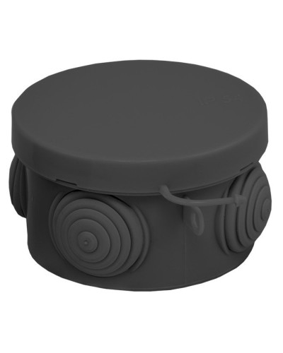 КМР-040-038 с крышкой (65х40) чёрная IP54 (plc-kmr-040-038-b). Коробка распределительная. EKF в Альметьевске