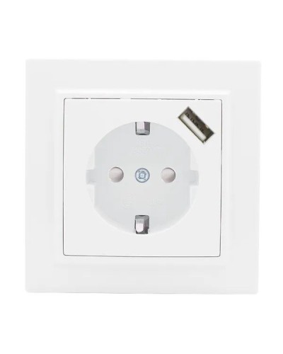 Минск Розетка 1-местная СП с/з 16А (ERR16-028-100-USB). Розетка 1-местная СП с/з 16А. EKF в Альметьевске