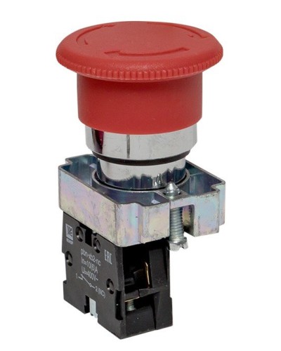 BS542 поворотная красная грибок NC (xb2-bs542). Кнопка поворотная красная грибок. EKF в Альметьевске