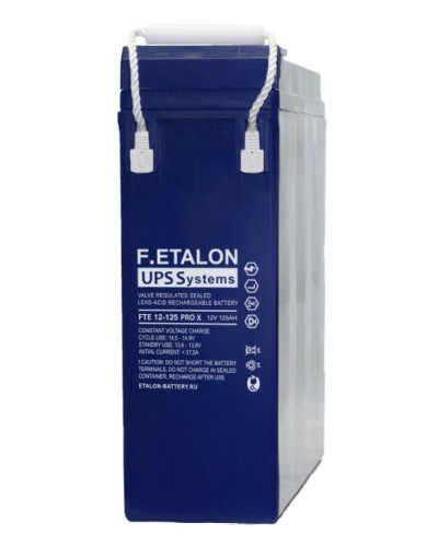 F.ETALON FTE 12-125 PRO X. Аккумулятор герметичный свинцово-кислотный. ETALON в Альметьевске