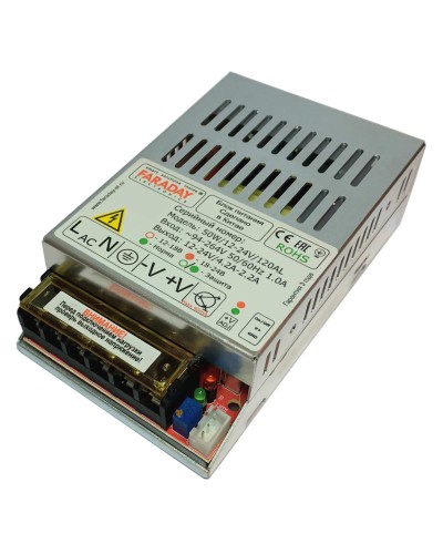 50W/12-24V/120AL. Импульсный блок питания. FARADAY в Альметьевске
