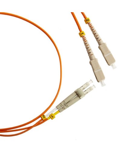 FC-D2-50-LC/PR-SC/PR-H-2M-LSZH-OR. Патч-корд волоконно-оптический LC-SC. Hyperline в Альметьевске