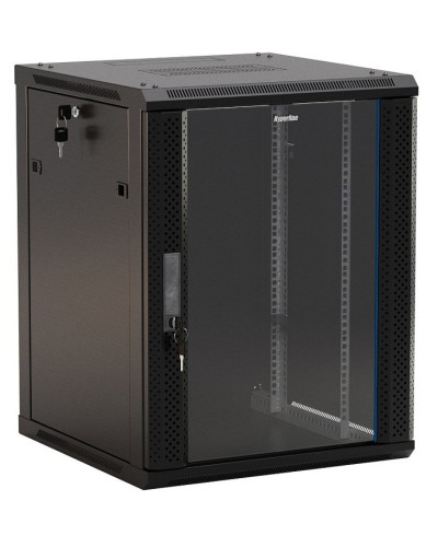 TWB-0666-GP-RAL9004. Шкаф телекоммуникационный 19 настенный 6U. Hyperline в Альметьевске