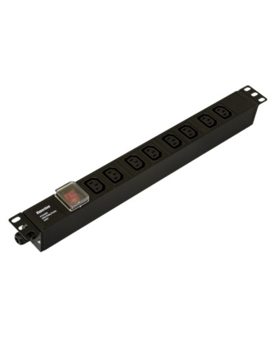 SHE19-8IEC-S-CB. Блок розеток 19. Hyperline в Альметьевске