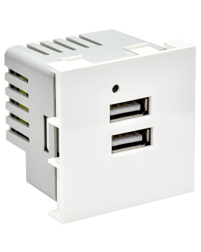Розетка USB A+A 4,2А PRIMER РКЮ-23-40-П белый IEK PR-KK40D-RU-0-2-AA-K01). Розетка USB. IEK в Альметьевске