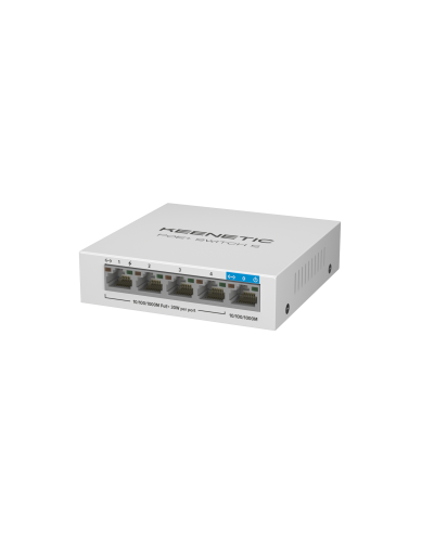 Keenetic KN-4610 (L2) 5х1Гбит/с 4PoE+ 60W. Коммутатор с PoE. KEENETIC в Альметьевске