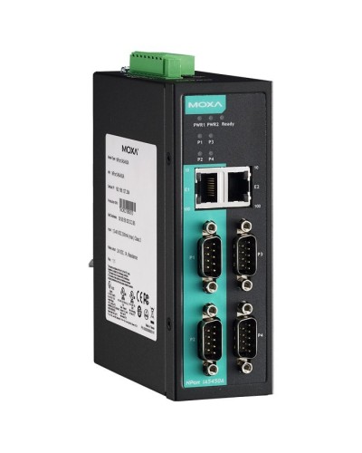 NPort IA5450A. 4-портовый усовершенствованный преобразователь. MOXA в Альметьевске