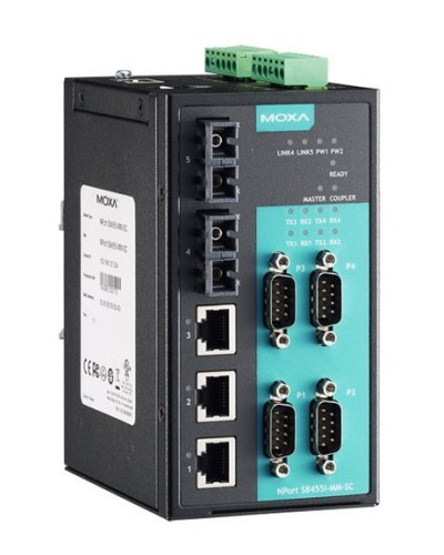 NPort S8455I-SS-SC. 4-портовый преобразователь. MOXA в Альметьевске