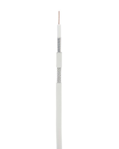 RG-6 CCS, In, PVC (EC-C2-32123A-WT-3). Кабель коаксиальный омедненный. NETLAN в Альметьевске