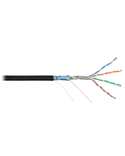 F/UTP 4pair, Cat5e, Solid, In/Out, нг(А)-HF (NMC 4200C-BK). Кабель «витая пара» (LAN) для структурированных систем связи. NIKOMAX в Альметьевске