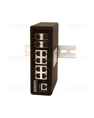 SW-70804/IL. Промышленный коммутатор Gigabit Ethernet на 12 портов. OSNOVO в Альметьевске
