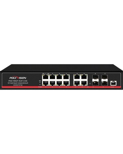 PND-M8GP-4G4F(150). Коммутатор управляемый оптический 12 портовый. Polyvision в Альметьевске