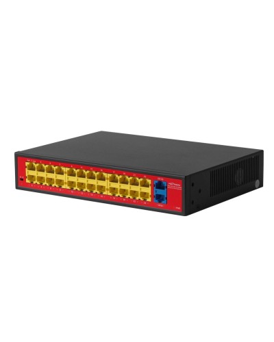 PND-24P-2G Lite (250W). Коммутатор неуправляемый 26-портовый с функцией PoE. Polyvision в Альметьевске