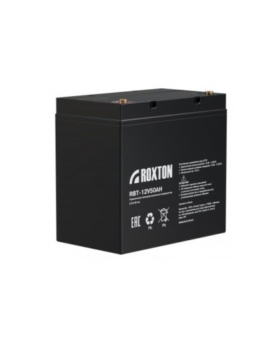 RBT-12V50AH. Аккумулятор герметичный свинцово-кислотный. ROXTON в Альметьевске