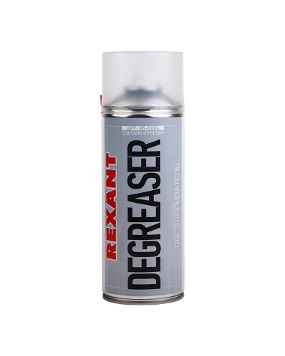 Очиститель обезжириватель DEGREASER, REXANT, 400 мл, аэрозоль (85-0006): Баллон с очистителем в Альметьевске