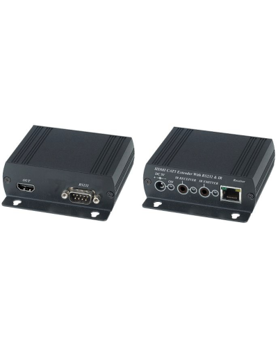 HE02. Комплект для передачи HDMI-сигнала и RS232. SC&T в Альметьевске