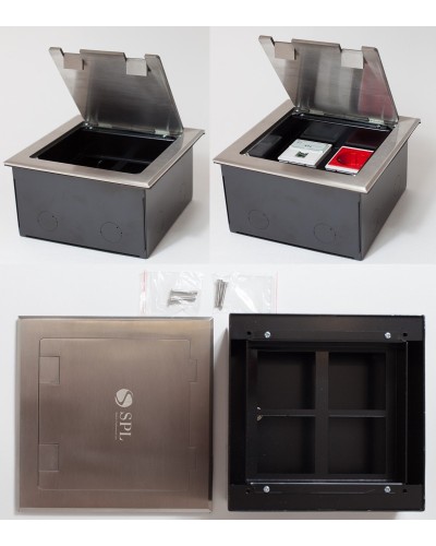 Люк на 4 поста (45х45), из нержавеющей стали, с коробкой, IP40 (300014). Люк. SPL в Альметьевске