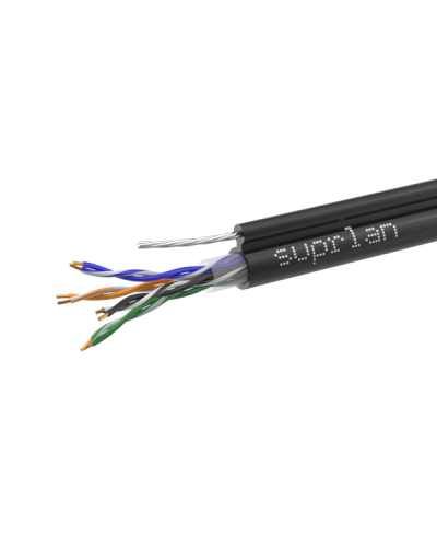 UTP Cat.5e 4x2xAWG24 Cu PE Outdoor T-FG8 (трос) Standard (01-0322-1). Кабель «витая пара» (LAN) для структурированных систем связи. SUPRLAN в Альметьевске