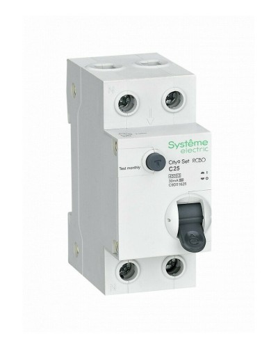 City9 Set 1P+N С 25А 4.5kA 30мА A 230В (C9D55625). Автоматический выключатель дифференциального тока. Systeme Electric в Альметьевске