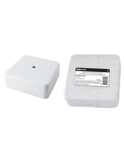 Коробка КР 100х100х44 ОП белая, IP40, с клеммной колодкой (SQ1401-0910). Распаячная коробка. TDM ЕLECTRIC в Альметьевске