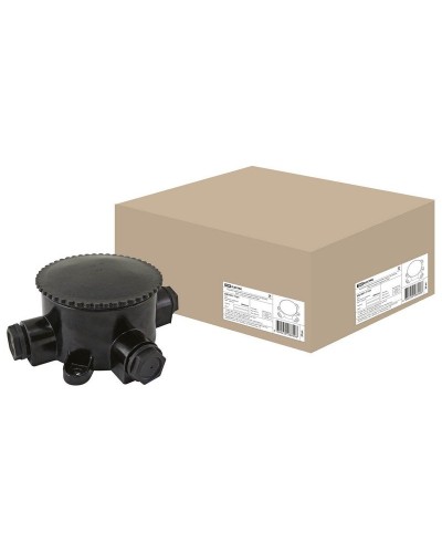 КЭМ 2-660-3 ОП D95мм IP65, 3-х рожковая (карболит) TDM (SQ1401-1101). Коробка электромонтажная. TDM ЕLECTRIC в Альметьевске