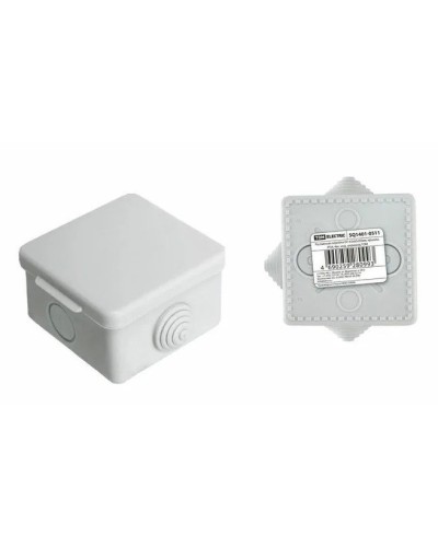 Коробка ОП 65х65х50мм, крышка,  IP54, 4вх. (SQ1401-0111). Распаячная коробка. TDM ЕLECTRIC в Альметьевске