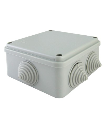 Коробка ОП 100х100х50мм, крышка на винтах, IP55, 6 вх. (SQ1401-1234). Распаячная коробка. TDM ЕLECTRIC в Альметьевске