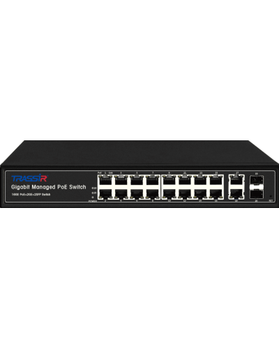 TR-NS24202S-300-16PoE. Коммутатор с PoE. Trassir в Альметьевске