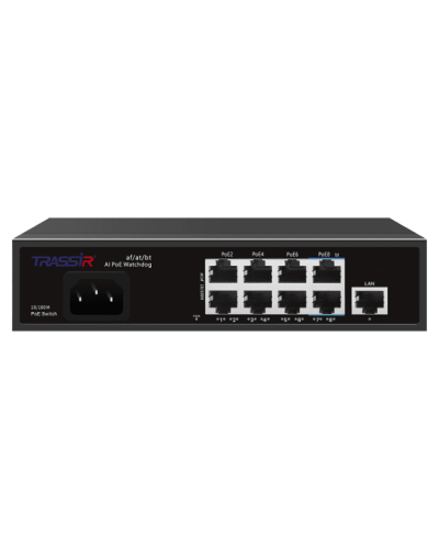 TR-NS1109-120-8PoE. Коммутатор с PoE. Trassir в Альметьевске