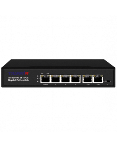 TR-NS1406-65-4POE. Коммутатор с PoE. Trassir в Альметьевске