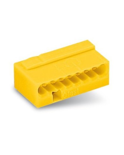 WAGO 243-508 Клемма MICRO 8-проводная желтая. Клемма для распределительных коробок. WAGO в Альметьевске