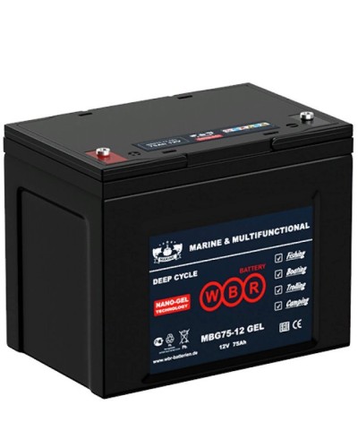 WBR MBG75-12. Аккумулятор герметичный свинцово-кислотный. WBR в Альметьевске