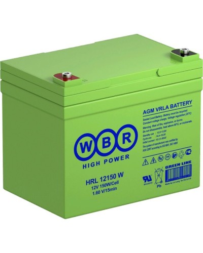 WBR HRL12150W. Аккумулятор герметичный свинцово-кислотный. WBR в Альметьевске