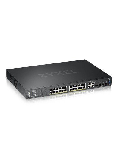 GS2220-28HP-EU0101F. Гибридный L2 коммутатор PoE+. ZYXEL в Альметьевске