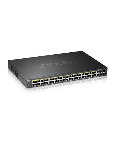 GS2220-50HP-EU0101F. Коммутатор гибридный L2 PoE+ rack 19. ZYXEL в Альметьевске