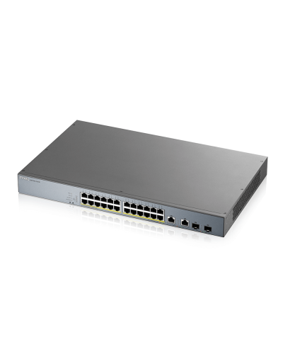 GS1350-26HP-EU0101F. L2 коммутатор PoE+ для IP-видеокамер rack 19. ZYXEL в Альметьевске